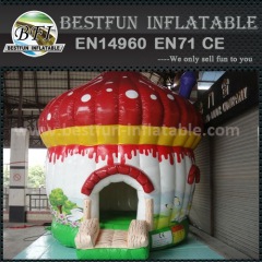 Hot selling fantastic commercial pvc mushroom style cheap inflatable bouncer