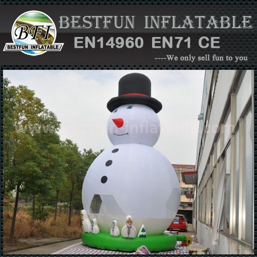 Winter season inflatable snowman bouncers