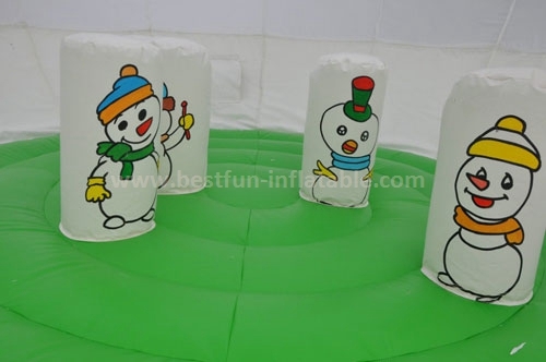 Winter season inflatable snowman bouncers