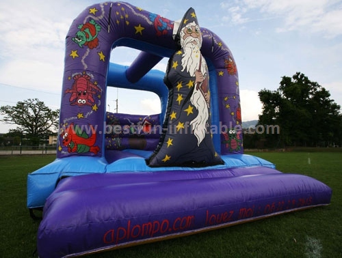 Enchanter theme inflatable bouncer house