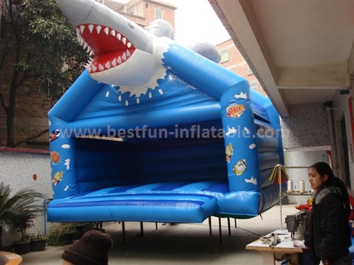 Shark bouncer inflatable kids bouncers air bouncer