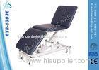 Three Function Adjustable Electric Examination Medical Massage Table Black