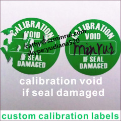 2015 latest UDV material and adhesive calibration sticker