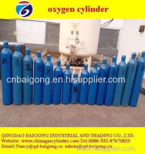 steel industrial oxygen cylinder