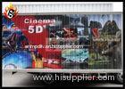 Amusement 5d movie theaters in Truck with Beautiful Mobile Cinema Cabin