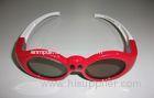 Red Rechargeable Xpand 3D Shutter Glasses LCD Emitter For Current Movies