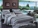 Simple Style Printed Bedding Sets Twill Cotton Green Reactive Printing , Home Products