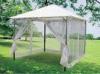 Steel Tube Commercial Pop Up Canopy With Mosquito Net / foldable gazebo 3m x 3m