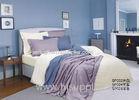 Simple Modern Comfortable Cotton Hotel Bedding Sets Reactive Dye Printing