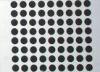 Metal Coated Black Loudspeaker Mesh Plain Weave With Aluminum Coating