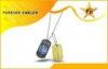 Die Cast Personalised Dog Tags , Stamped Military Dog Tag With Customized Logo