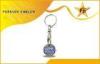 Zinc Alloy , Iron And Plastic Supermarket Trolley Coin Keyring Antique Plating