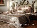 Classical Natural Mulberry Silk Luxury Bed Sets Grey With Good Texture