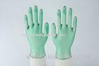 Powder free green Disposable Vinyl Glove food contact DINP material