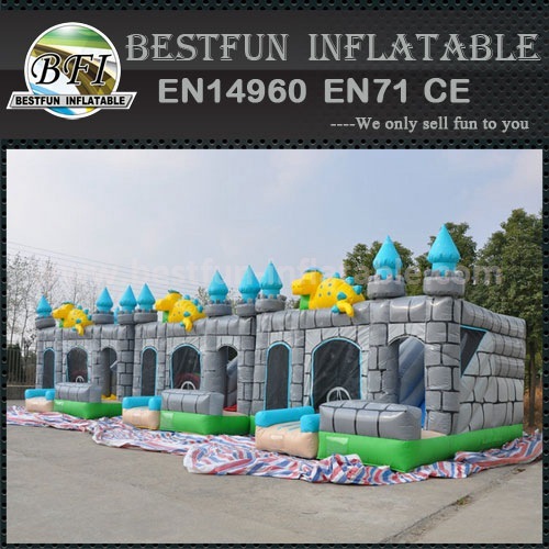 Chinese Dragon Themed Inflatable Bouncing Castle