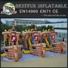 Commercial portable Bouncer Inflatable Slide Pirate Ship Inflatable Slide