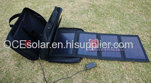 Portable Hand Solar Charger Pack Bag With 20 watt Solar Panel