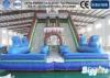 Amusement Park Jumping Games Skull Inflatable Slides Double Lane Bouncer