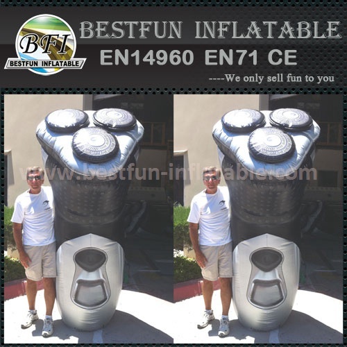 Inflatable model for commercial use