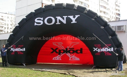 Large replica inflatable advertising tyre model