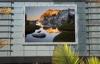 Wall Mounted P5 Outdoor Advertising LED Display RGB With SMD 3 in 1 , FCC