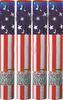 Hand held 1.2&quot; Single Shot American flag Roman Candle Fireworks for New Year , Christmas