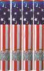 Hand held 1.2&quot; Single Shot American flag Roman Candle Fireworks for New Year , Christmas