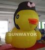 Durable Commercial Inflatable Yellow Duck Advertising Model , EN - 15649