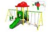 Large Park Commercial Playground Swing Sets Slide Kit with Canopy