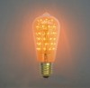 China factory LED lights Decorative Vintage Antique Led Bulbs lighting ST58 Edison Bulbs E27 110V-130V 3w warm white