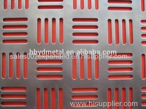 sloted hole perforated metal