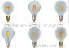 top quality G95 Globe LED lights bulb led light Edison E27 globe led bulb 110V-130V lamp light fixture warm white bulb