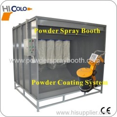 manual powder spray booth