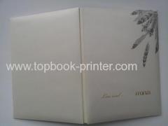Sponge gold stamping three-layer thread glue binding hardcover or hardback book printing