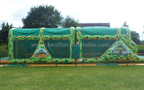 Attractive Children Amusing Inflatable Playground Obstacle Course