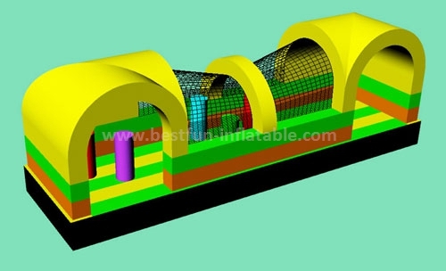 Double Tube Inflatable Obstacle Courses