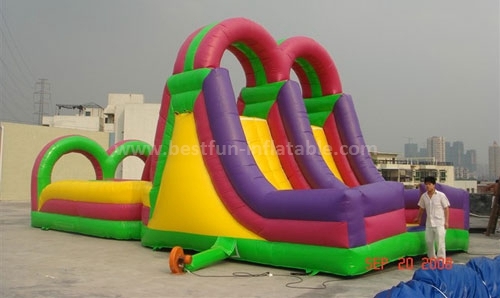 New design blow up inflatable obstacle course