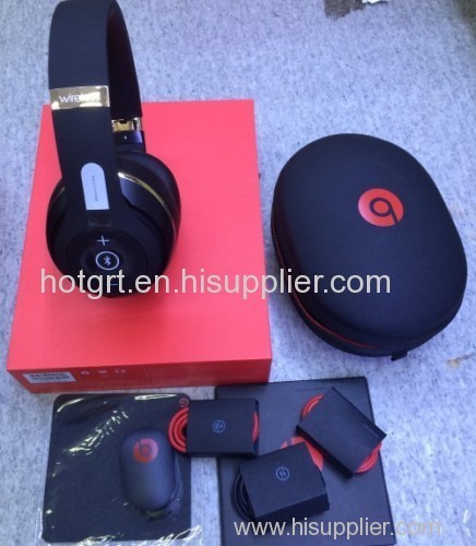 New Hot beats by dr dre Wireless bluetooth Black and gold Studio 2.0 headphones headsets