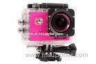 Pink 1.5 Inch WIFI Full HD 1080P Underwater Sports Camera / DV Drift Action Cameras