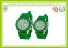 Vogue Silicone Sports Watch Japan Movement With 20CM Strap / Couple Wrist Watches