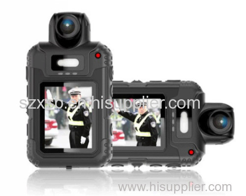 1080P 2inch police body worn camera with IR