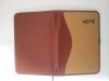 high-quality calf-bound leather cover spot UV coated softcover or softback notebook printer