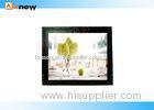High Definition Stock Wall Mountable LCD Monitor , 4:3 Resistive Touch Screen Display