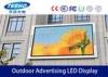 Wall Mounted 1R1G1B Outdoor Advertising P12 LED Display For Building , 192mm 192mm