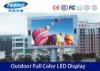 SMD P 10 Outdoor Full Color LED Display 1R1G1B 16.7M , LED Large Screen 1 / 4 Scan UL