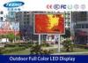 SMD P10 Outdoor Full Color Led Signs Display 1R1G1B , Seamless LED Screens For Cross Road