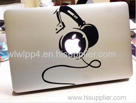 Headphone Macbook Decals Sticker