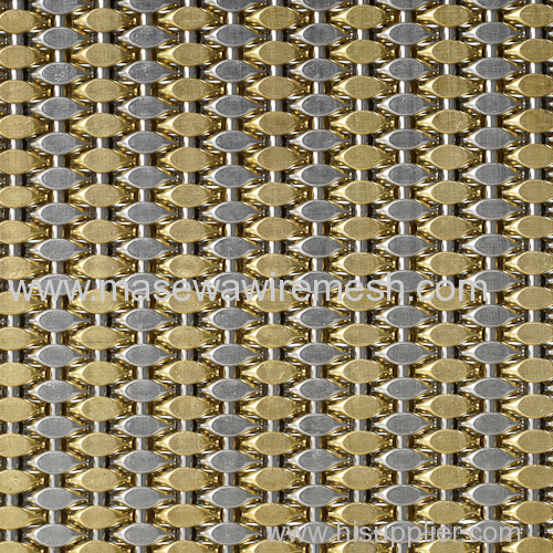 Metal mesh for elevator