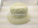 Stone Washed Khaki Cotton Bucket Hat Vintage Hats for Fishing Man