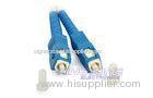 SC to PC Singlemode Optical Fiber Patch Cord 8.3 / 125 um Zipcord Cable , Fiber Jumper